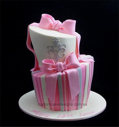 Topsy Turvy Cake - Cake by Custom Cake Designs