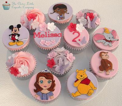 Hand Painted Cupcakes - Cake by Amanda’s Little Cake Boutique