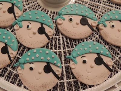 pirate cupcake toppers - Cake by Barb's Baking Blog