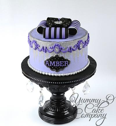 Purple Elegance - Cake by Donna (YUMMY-O Cake Company)