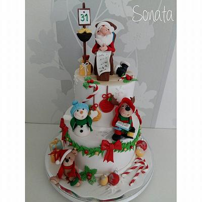 Christmas Cakes - Cake by Sonata Torte