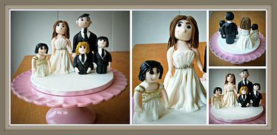 Family wedding Topper - Cake by Beside The Seaside Cupcakes
