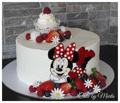 Minnie loves fruit - Cake by MartaMc
