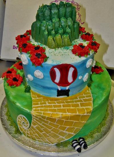 Wiz of Oz in 100% buttercream  - Cake by Nancys Fancys Cakes & Catering (Nancy Goolsby)