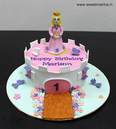 Princess castle cake - Cake by Sweet Mantra Homemade Customized Cakes Pune