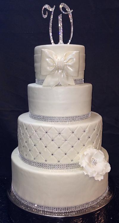 White Wedding Cake - Cake by Melanie Mangrum