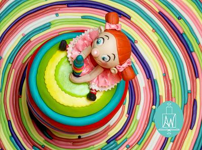 "Lulu leaps, she bounds, she goes round and round!"  - Cake by Akiko White 