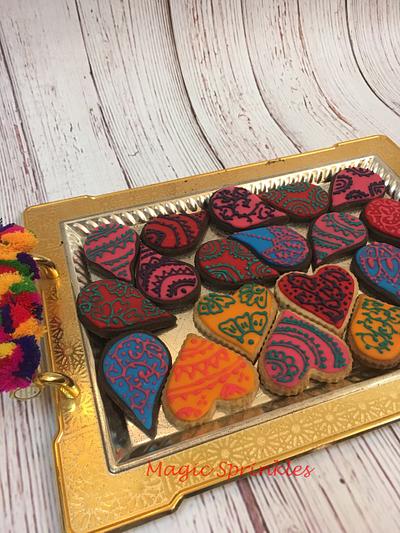 Henna cookies  - Cake by Magic Sprinkles - Kareena Narwani 