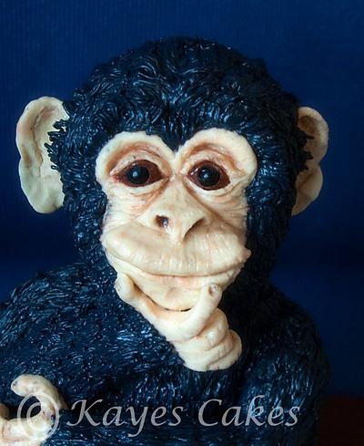 Columbo the Chimpanzee - Cake by Kaye