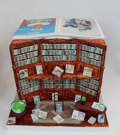 Library cake - Cake by Angelica
