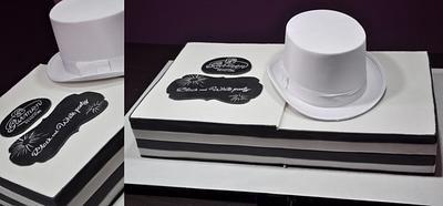 Black and white - Cake by CakesVIZ