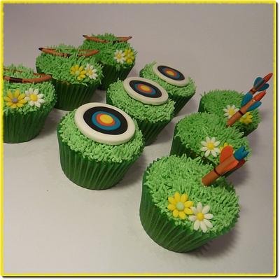 Archery Cupcakes! - Cake by Helen Geraghty