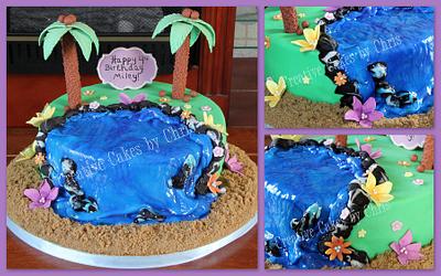 Hawiian Themed Birthday Cake - Cake by Creative Cakes by Chris
