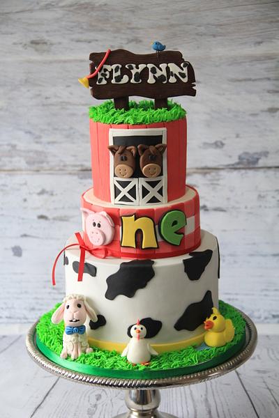Animal farm cake - Cake by Cake Addict