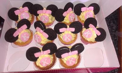 Minnie Oreo ears cupcakes  - Cake by Krazy Kupcakes 