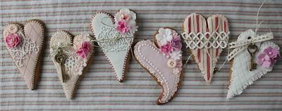 Valentine heart cookies - Cake by Bubolinkata