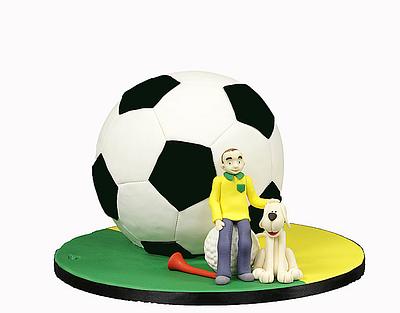 Norwich City FC Fan - Cake by Berliosca Cake Boutique