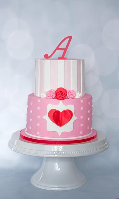 Valentine Birthday - Cake by Anchored in Cake