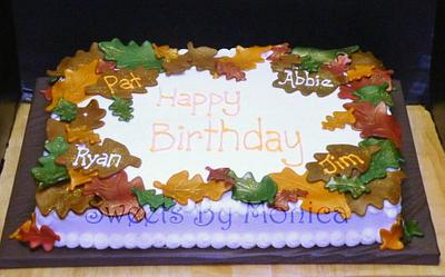 Fall In The Family - Cake by Sweets By Monica