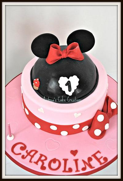 I Heart Minnie! - Cake by Andrea'sCakeCreations