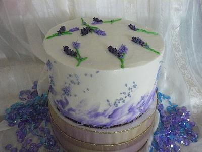 lavender fields  - Cake by gail