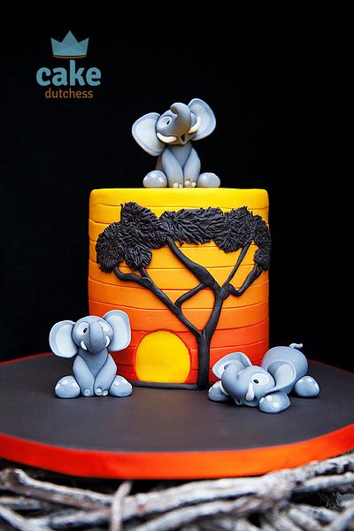 African Sunset - Cake by Etty