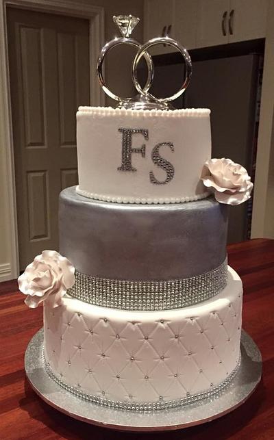 1st Wedding Cake - Cake by Christina