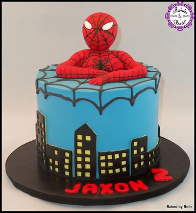 Spiderman Cake - Cake by BakedbyBeth