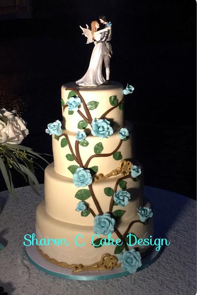 Fairytale Wedding Cake - Cake by By The Slice Cakes...by Sharon
