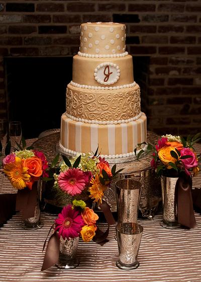 Kami's Wedding Cake! - Cake by Peggy Does Cake