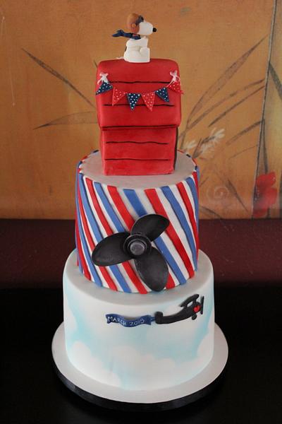 Flying Snoopy - Cake by The Little Caker