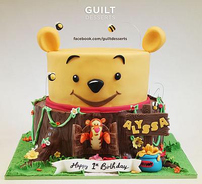 Pooh & Tigger - Cake by Guilt Desserts
