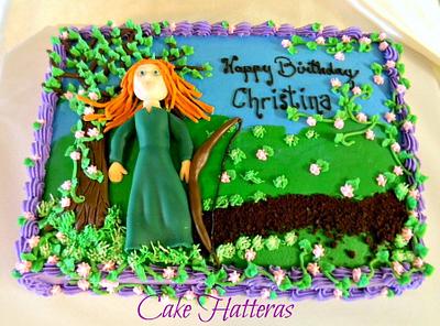 "Brave" Merida - Cake by Donna Tokazowski- Cake Hatteras, Martinsburg WV