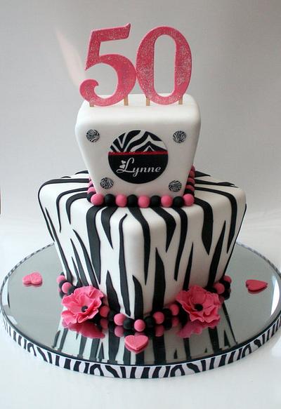 Funky Fifty Cake - Cake by Chocomoo