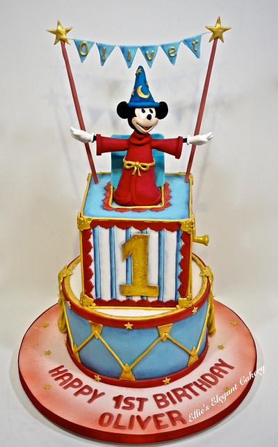 Micky Mouse Jack In The Box :) - Cake by Ellie @ Ellie's Elegant Cakery