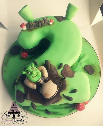 Shrek - Cake by Debbie Vaughan