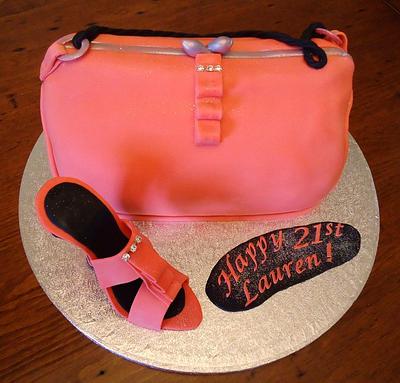 Bag and Shoe Cake - Cake by BakesALot