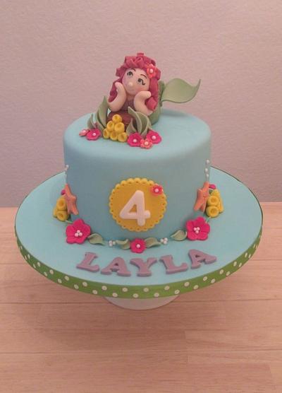 Little Mermaid theme - Cake by The Buttercream Pantry