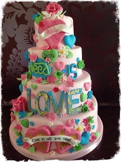 All You Need Is Love - Cake by Sadie Smith