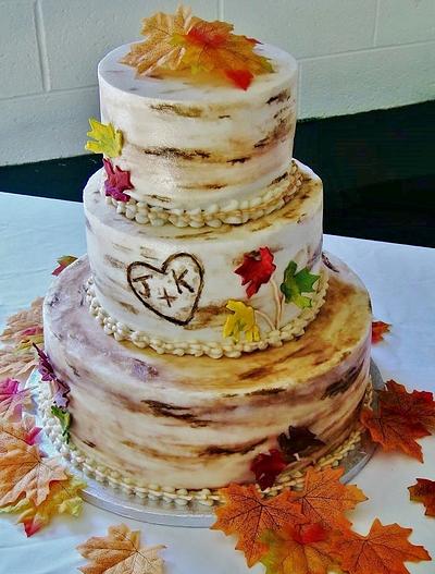 Buttercream rustic wood cake - Cake by Nancys Fancys Cakes & Catering (Nancy Goolsby)