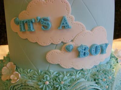 Baby blue - Cake by cupcake67