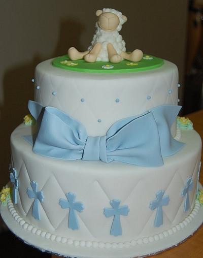 baptism  cake - Cake by DeliciasGloria