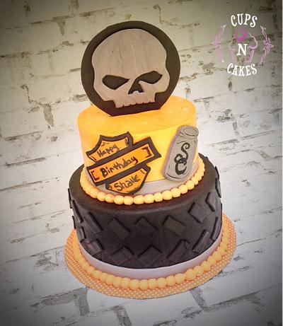 Harley Davidson - Cake by Cups-N-Cakes 