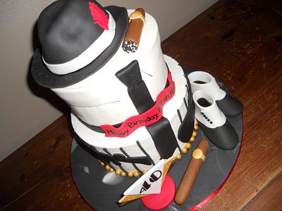 Great Gatsby Birthday  - Cake by Pamela Sampson Cakes