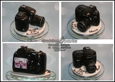 Canon Camera Cake Topper - Cake by Suzanne Readman - Cakin' Faerie