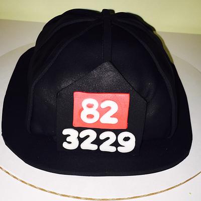 FDNY Fireman Helmet - Cake by ChrissysCreations