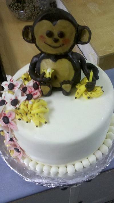 Monkey & Bananas - Cake by Debra