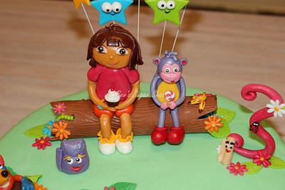 Dora the Explorer Cake - Cake by Bev's Sugar Shack 