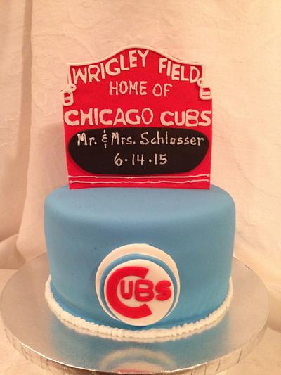 Chicago Cubs cake - Cake by Maggie Rosario