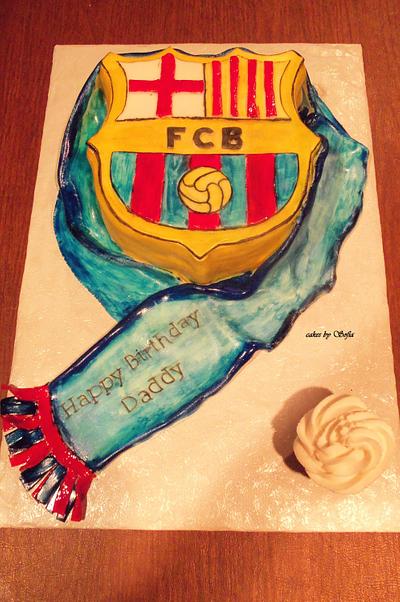 FCB soccer club  - Cake by Sugar My World